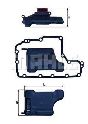 Масляный фильтр Mahle/Knecht HX157D