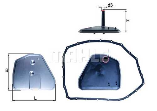 HX164D Mahle/Knecht Элемент фильтрующий гидравлический