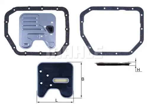 Масляный фильтр mahle original MAHLE/KNECHT HX246D.
