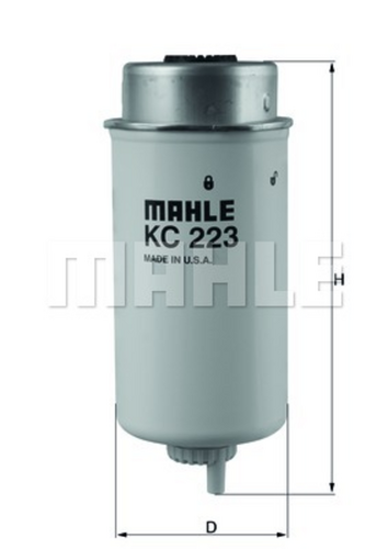 Фото 1 KC223 MAHLE/KNECHT Топливный фильтр