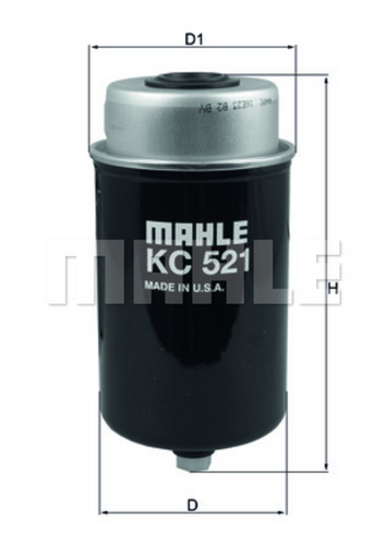 Фото 1 KC521 MAHLE/KNECHT Топливный фильтр