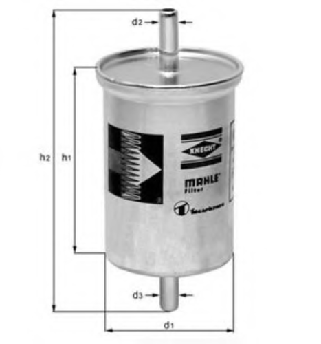 KL2 Mahle/Knecht Фильтр топливный погружной