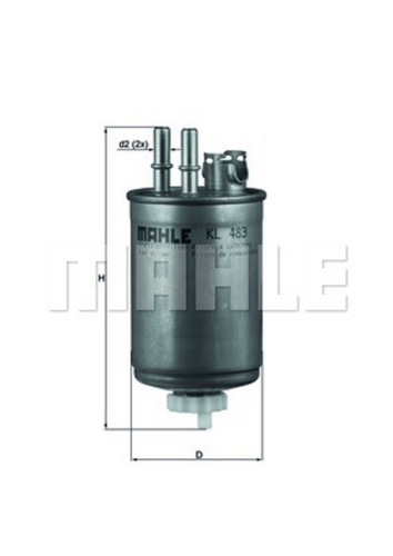 KL483 Mahle/Knecht Фильтр топливный