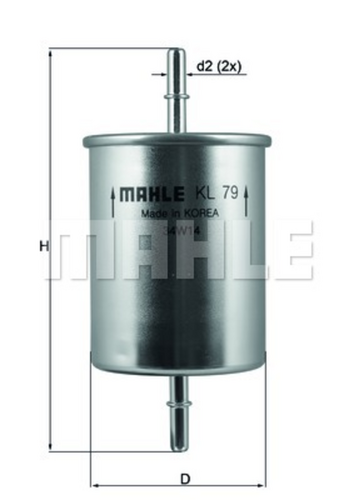 KL79 Mahle/Knecht Фильтр топливный погружной