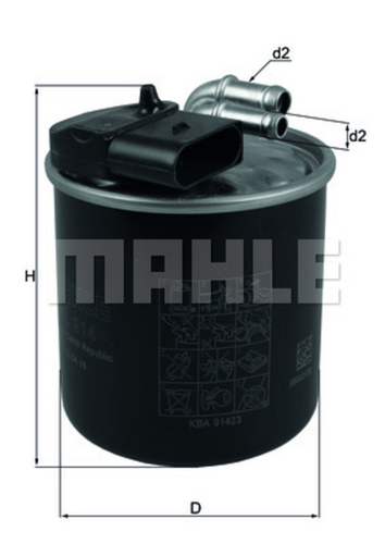 KL914 Mahle/Knecht Фильтр топливный погружной