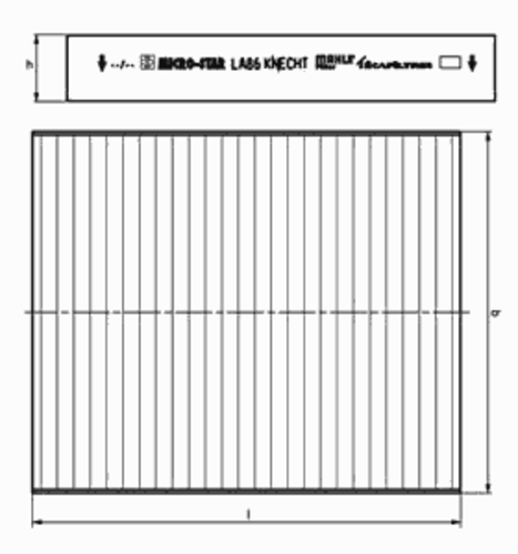 LA395 Mahle/Knecht фильтр салона