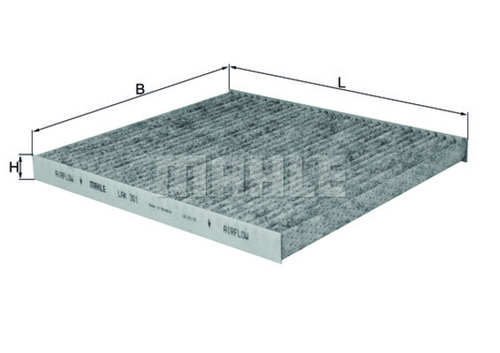 LAK301 Mahle/Knecht Фильтр салонный угольный