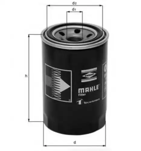 Фильтр масляный MAHLE/KNECHT OC508