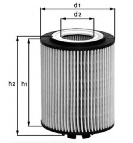 Масляный фильтр Mahle/Knecht OX161D