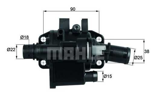 TH4283 Mahle/Knecht Термостат