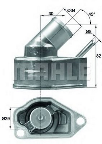 Фото 1 TI1092 MAHLE/KNECHT Термостат