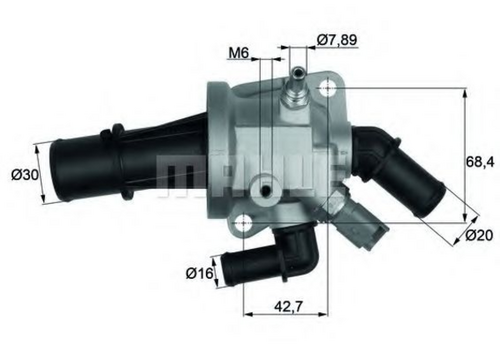 TI16488 Mahle/Knecht Термостат