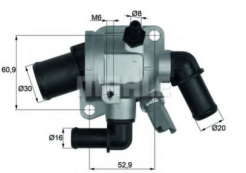 TI17388 Mahle/Knecht Термостат