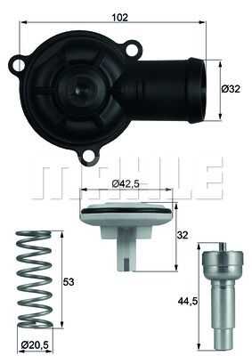 TI22087D Mahle/Knecht Термостат