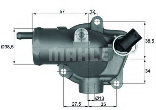 TI2792 Mahle/Knecht Термостат