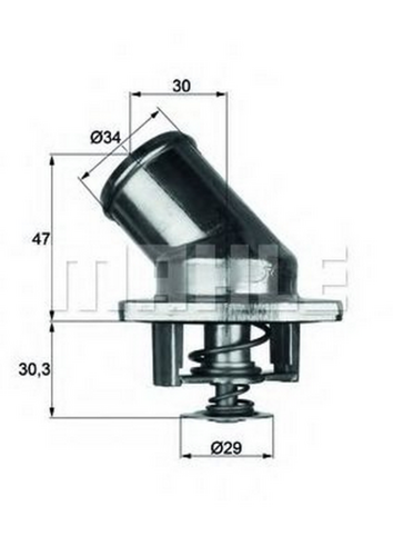 Термостат MAHLE/KNECHT TI392