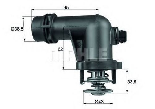 Фото 1 TM 15 105 MAHLE/KNECHT Термостат