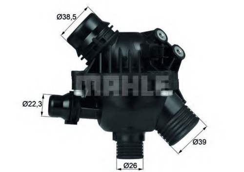 Фото 1 TM1497 MAHLE/KNECHT Термостат