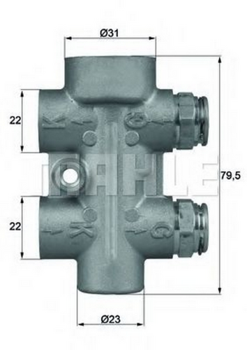 Фото 2 TO1095 MAHLE/KNECHT Термостат, масляное охлаждение