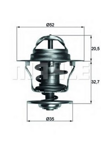 TX 12 88D Mahle/Knecht Термостат