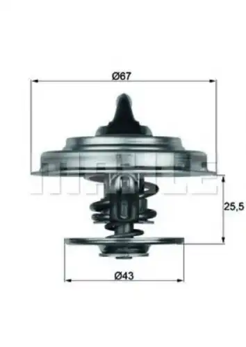 Tx 18 75d термостат MAHLE/KNECHT TX 18 75D
