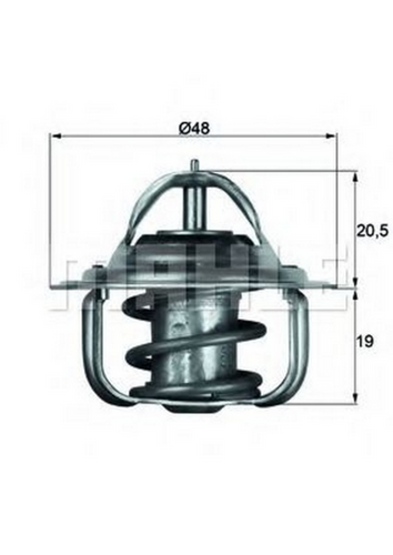 TX 5 83D Mahle/Knecht Термостат