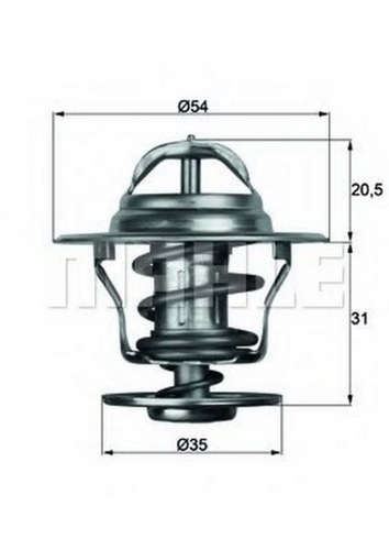 TX1387D Mahle/Knecht Термостат