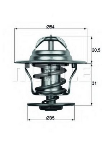 TX1584D Mahle/Knecht Термостат