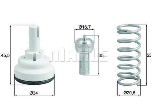 TX182105D Mahle/Knecht Термостат