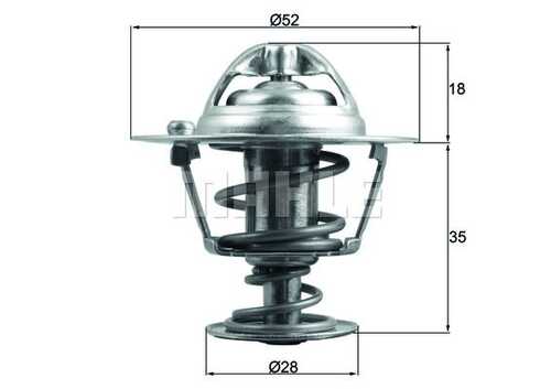 TX18478D Mahle/Knecht Термостат