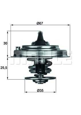 TX3071D Mahle/Knecht Термостат