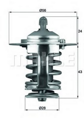 Фото 1 TX7082 MAHLE/KNECHT Термостат