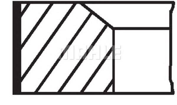 Поршневые кольца MAHLE/KNECHT 00101N0