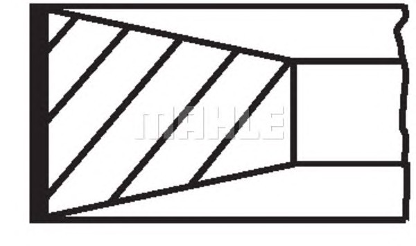 Комплект поршневых колец MAHLE/KNECHT 00968N0