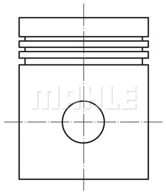 Поршень двигателя MAHLE/KNECHT 0121200