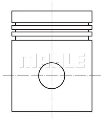 Поршень двигателя MAHLE/KNECHT 0121202