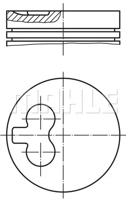 Поршень ДВС MAHLE/KNECHT 0297912