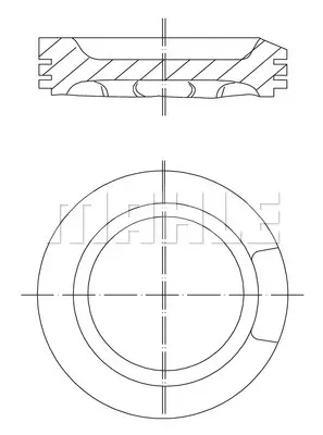 Поршень ДВС MAHLE/KNECHT 0330402