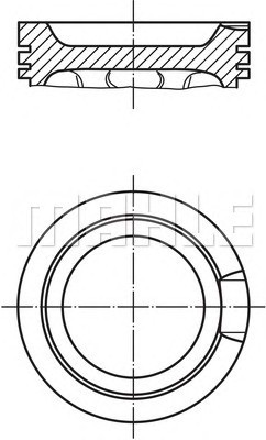 Поршень ДВС MAHLE/KNECHT 0331601