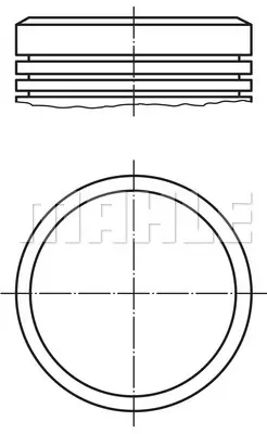 Поршень MAHLE/KNECHT 0400200
