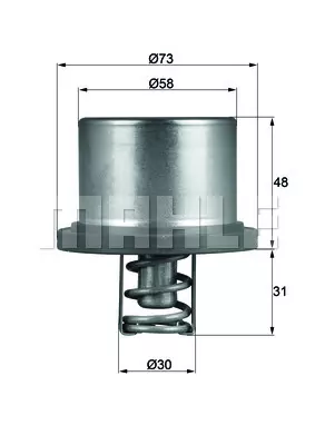 Термостат MAHLE/KNECHT THD289