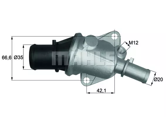 Термостат охлаждающей жидкости MAHLE/KNECHT TI10588
