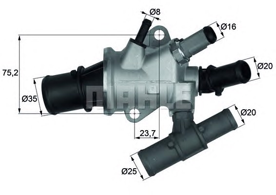 Термостат MAHLE/KNECHT TI16888