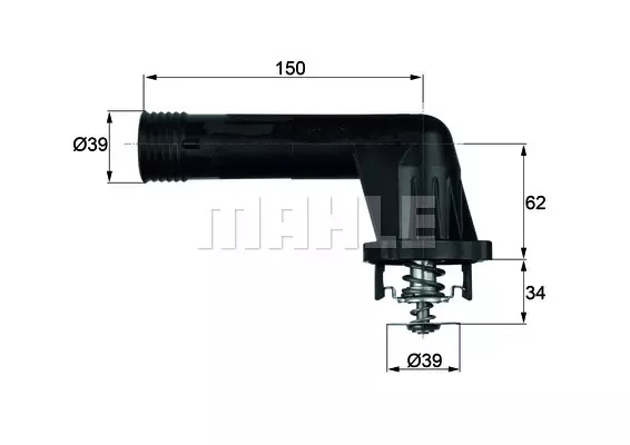 Термостат MAHLE/KNECHT TI2095