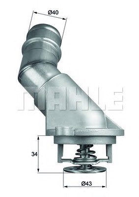 Термостат охлаждающей жидкости MAHLE/KNECHT TI21192D