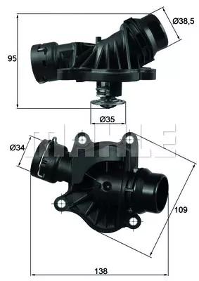 Термостат MAHLE/KNECHT TI23488