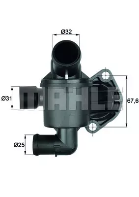 Термостат охлаждающей жидкости MAHLE/KNECHT TI3587