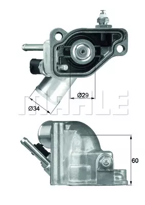 Термостат MAHLE/KNECHT TI592