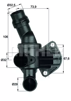 Термостат MAHLE/KNECHT TI687