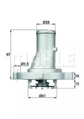 Термостат MAHLE/KNECHT TI6887D